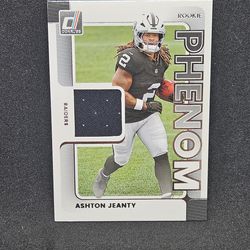 Ashton Jeanty & Josh jacobs patch cards