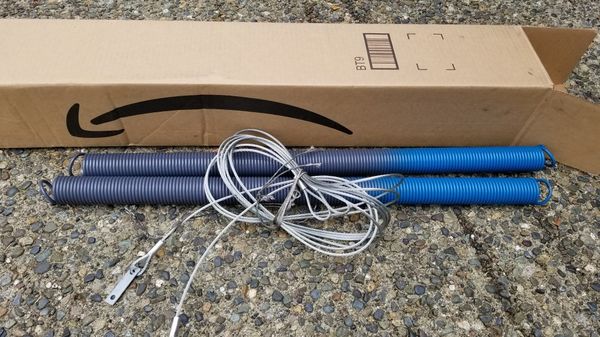 Ideal Security Sk71ssp2 Garage Door Springs With Cables 140 Pound