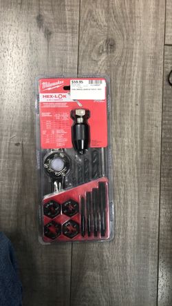 Milwaukee Hex-Lok 2-in-1 Tap and Die Set