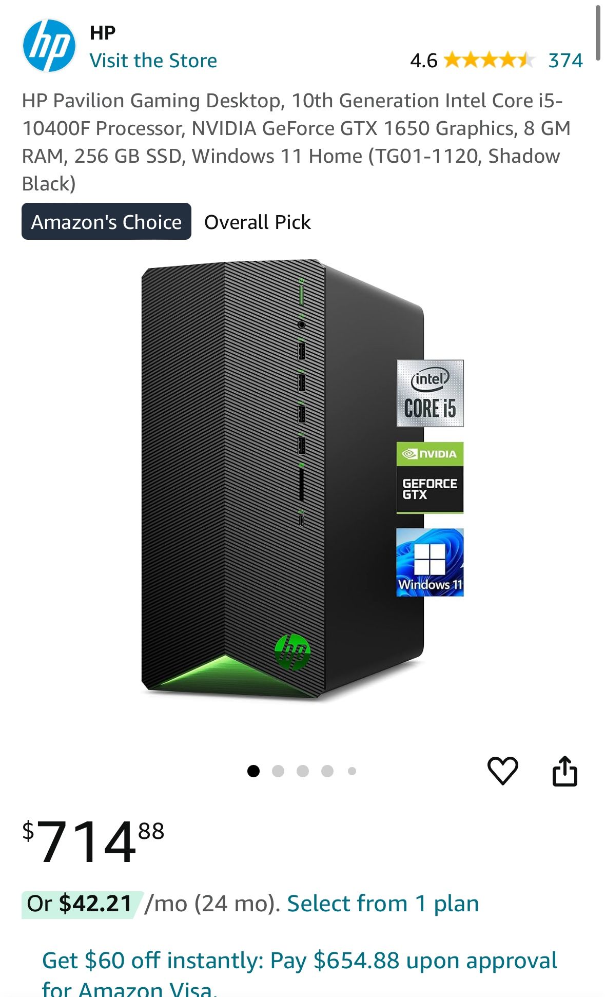 HP Pavilion Gaming PC