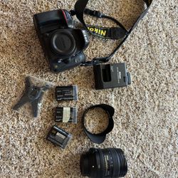 Nikon D610 Full Frame with Accessories