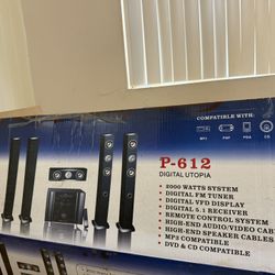 Paramax P-(contact info removed)W 5.1 Home Theater System 