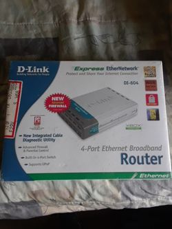 D-Link 4 port ethernet router