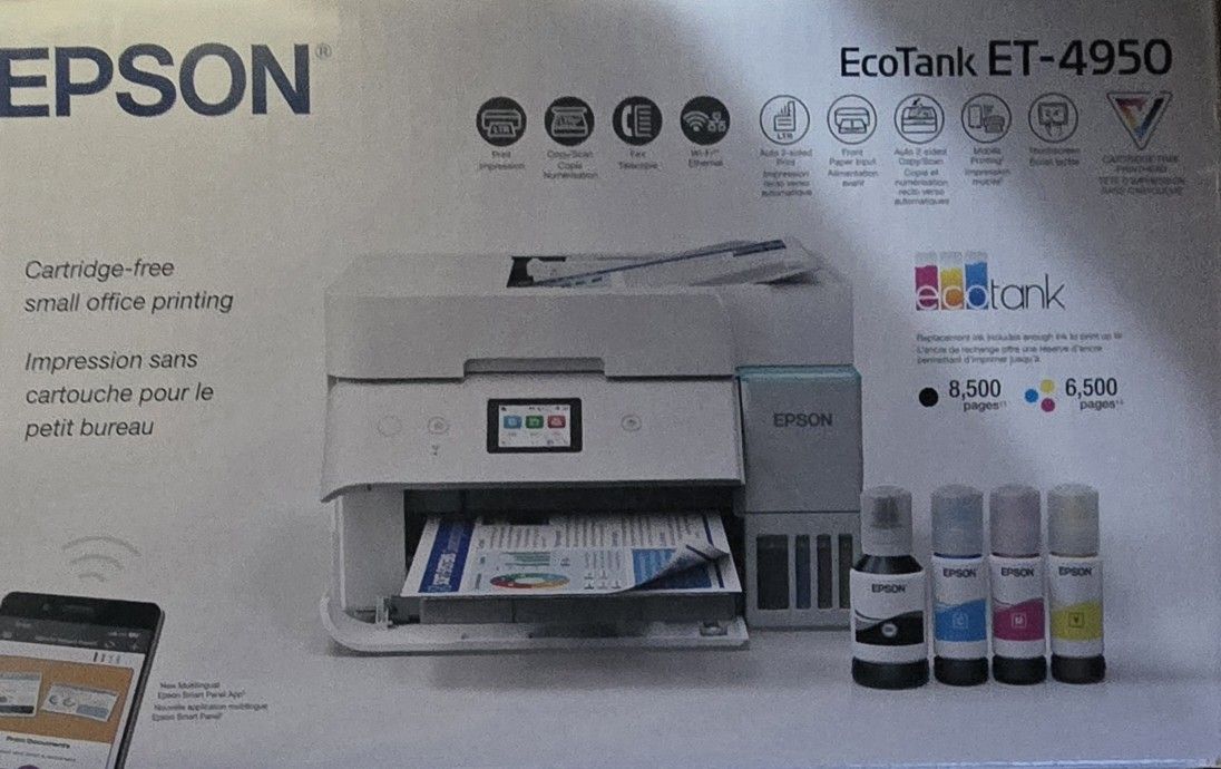 Epson Ecotank Et-4950 Printer