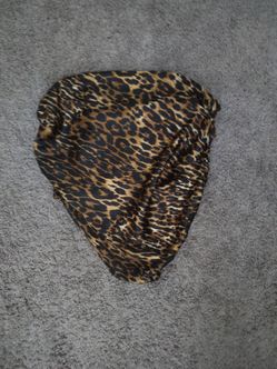 Cheetah print top size L