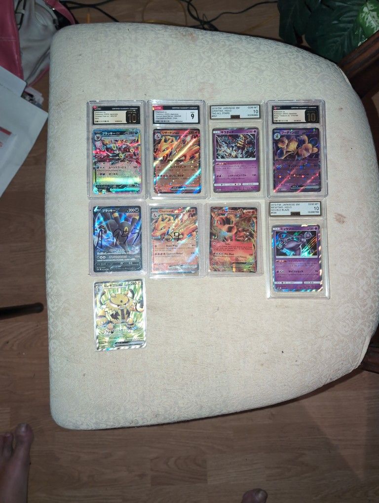 Pokemon Cards Graded  Slabs CGC Pristine 10s AGS And Ungraded Cards