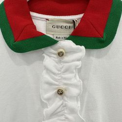 Gucci Girl Polo Shirt Dress Authentic 