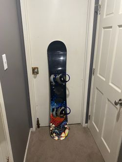 Snowboard with Bindings - size 150cm