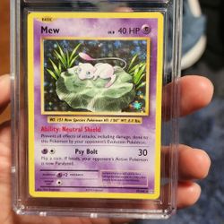 Mew From Evolutions 2016 Cgc 9
