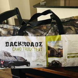 Truck bed tent and air mattress 