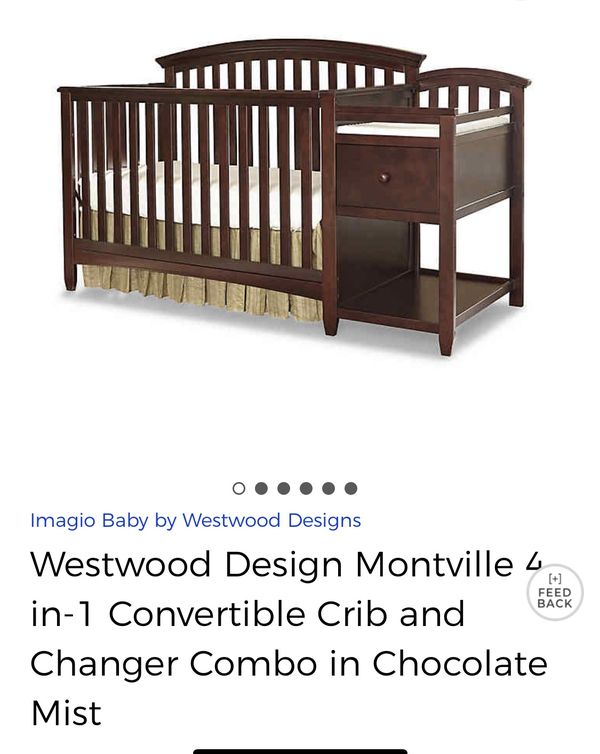 Baby Crib Westwood Design Montville 4 In 1 Convertible Crib