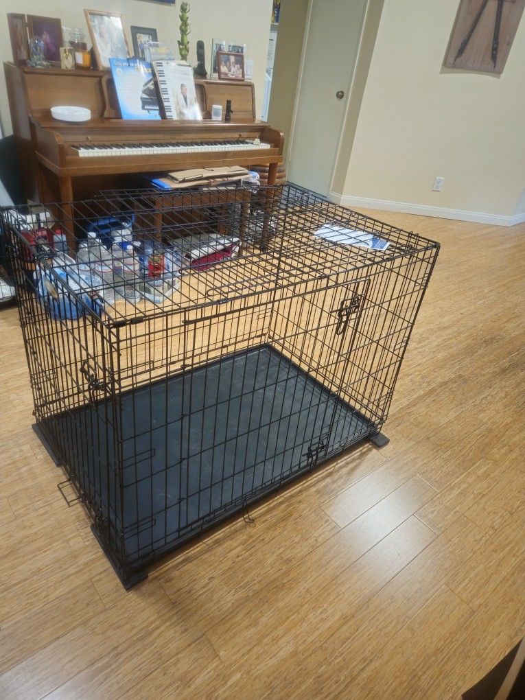 LARGE BREED DOG CAGE - FOLDABLE