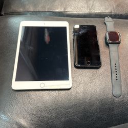 Apple Trio !   Phone ,watch, and Tablet 