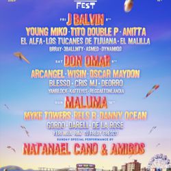 1 2025 Baja Beach Festival 3dayGA + Ticket 