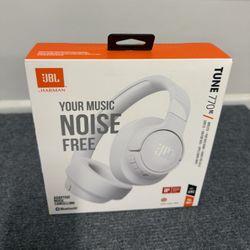 JBL Tune 770NC Wireless Over-Ear Headphones - Off White - Noise Canceling! Brand new