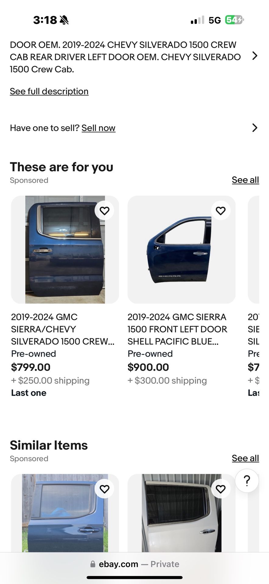 2017 Truck Part Out Doors, Bed , Tail gait And More