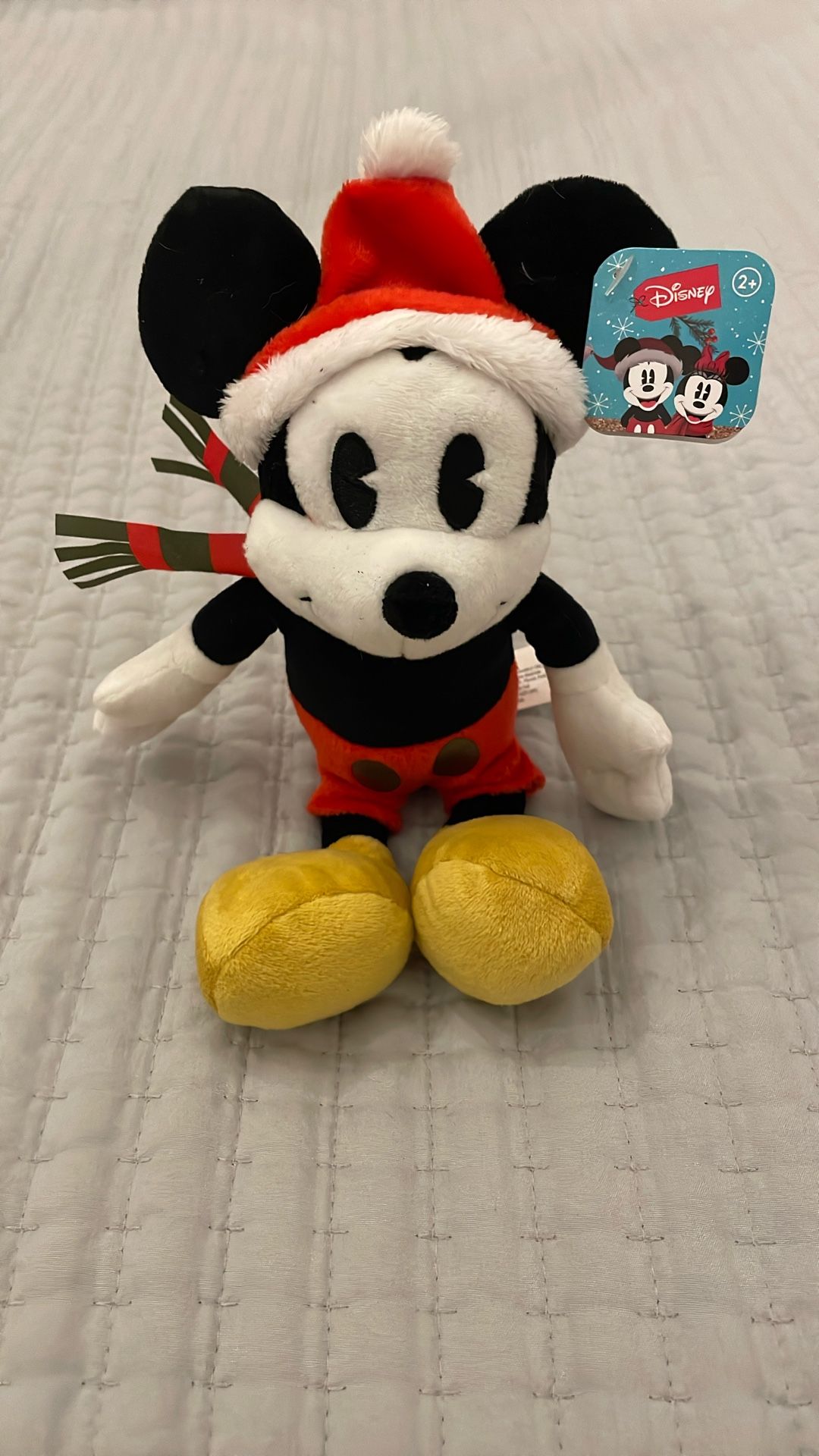 Disney Christmas Mickey And Minnie Mouse 11inch Plush Set $20