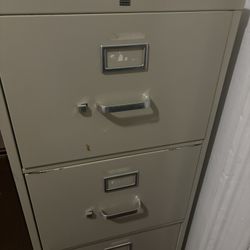 HON Vertical File Cabinet - Tan 