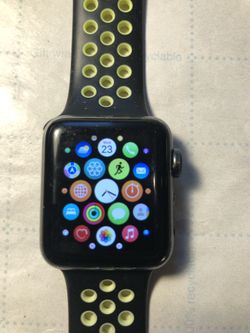 Apple Watch Series 3-Gray-38MM -WIFI + LTE- $50