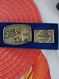 Commemorative Pepsi Belt Buckles