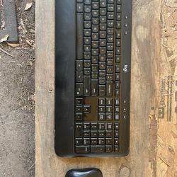Logitech Keyboard, Mouse, And Sandisk Memory Card
