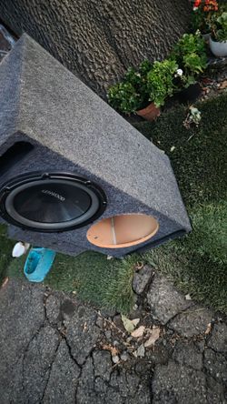 Kenwood 12 inch sub with box