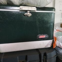 Coleman Cooler -Steel Belted Metal Cooler