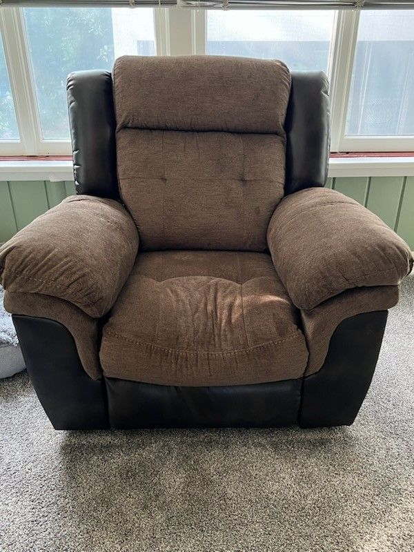 Brown Power Reclining Chair