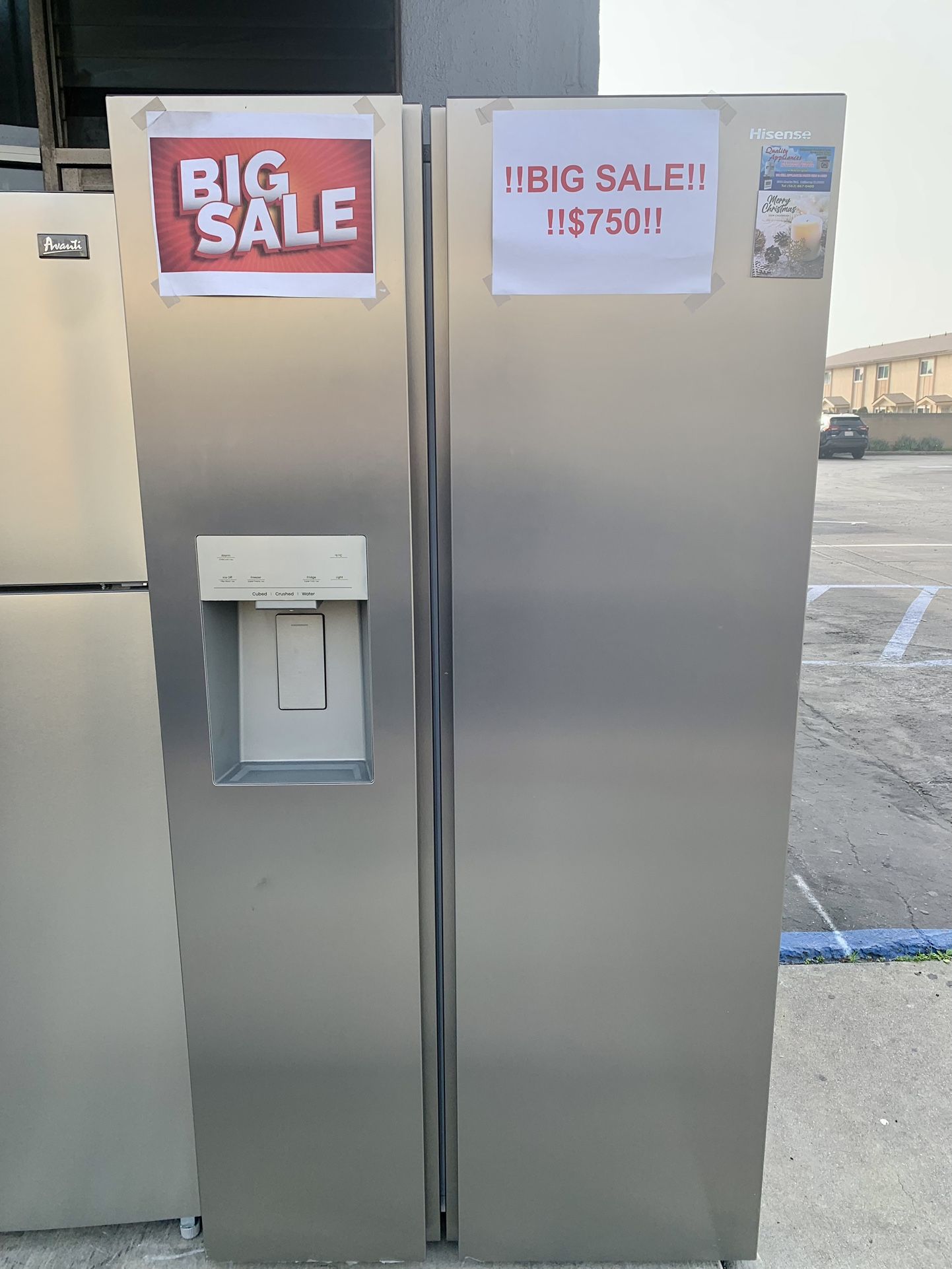 Christmas Big Sale! Refrigerator Stainless Steel Take It Today Pay Later Ask For Details