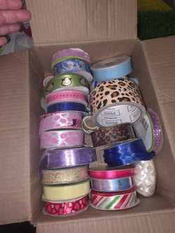 Box of ribbon