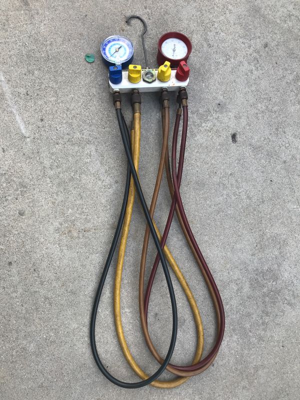 Yellow Jacket Brute AC tester and charger manifold gauges for Sale in