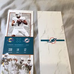 Tua Tagavailoa Commemorative Ticket