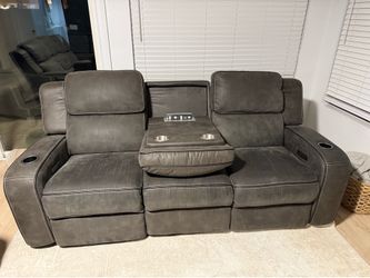 Fabric electric power sofa