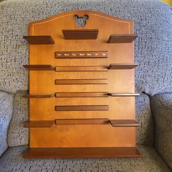 Disney Perpetual Calendar Wood Display Shelf Only