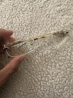 Gold Jaguar Themed Glasses 