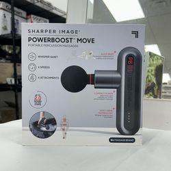 Sharper image powerboost move massager brand new