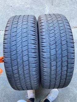 2) 275/60/20 Goodyear Wrangler SRA Tires  Tread measures 6-7/32  DOT 0322  $160 for Both  I carry other sizes as well