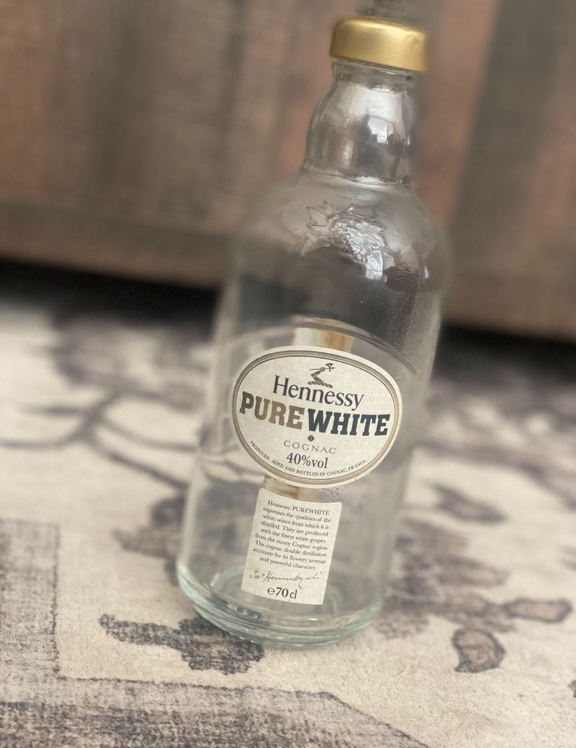 Pure White Hennessy Bottle