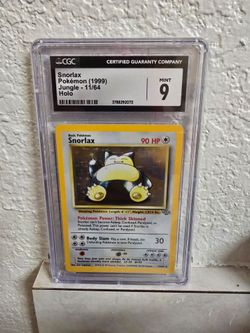 Snorlax jungle holo cgc 9