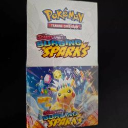 Pokemon TCG Surging Sparks Half Booster Box Factory Sealed 18 Packs