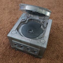 Custom Smoke Grey GameCube with SD Card disk drive replacement. Region Free!