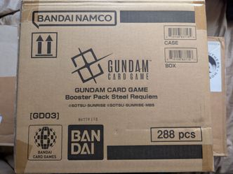 Steel requiem booster box case sealed gd-03