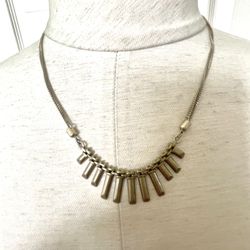 Gold Tone Dainty Adjustable Necklace 