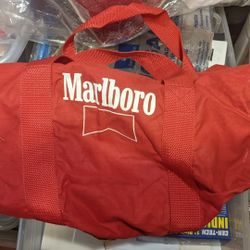 Red Marlboro Duffel Bag