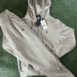 Grey Polo Set Size Small
