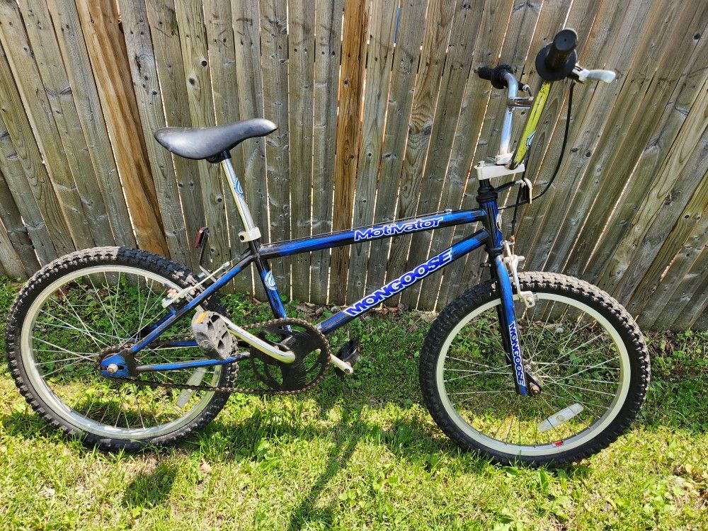 1996 Mongoose Motivator BMX bike.