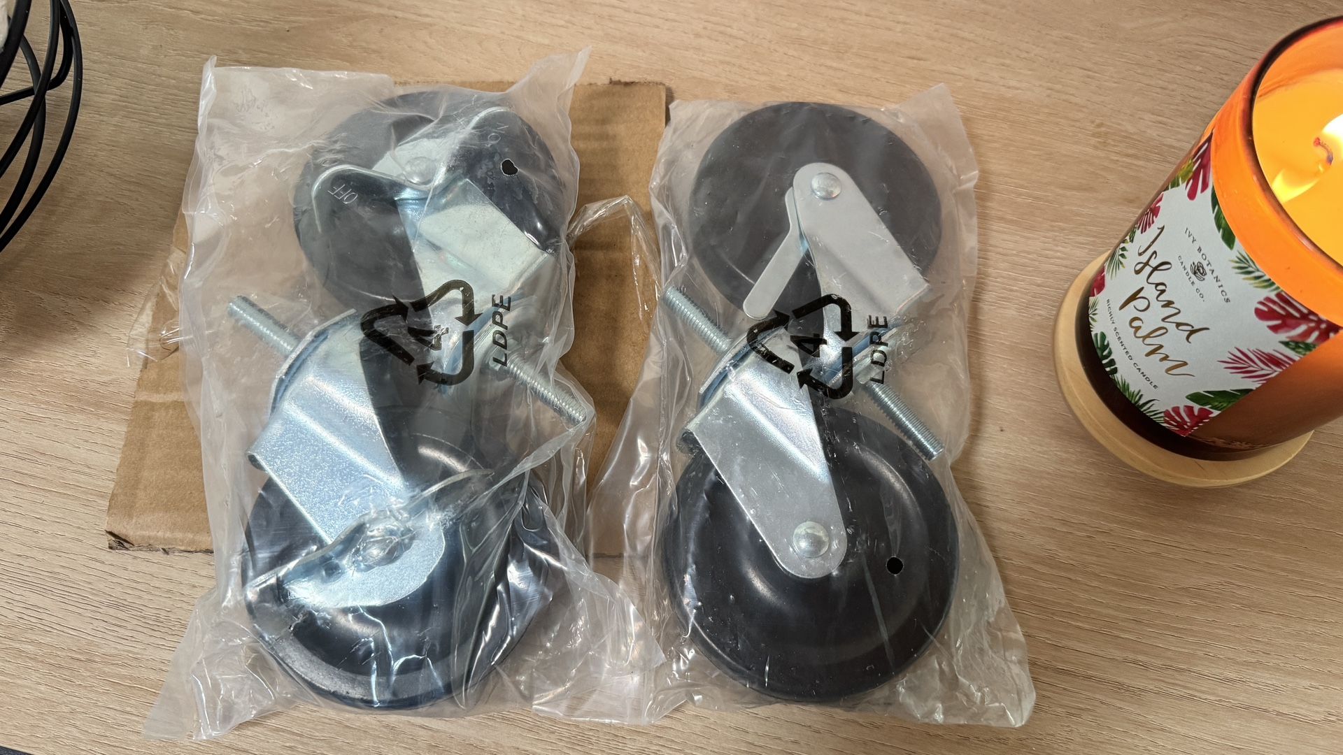 4” Hard Rubber Wheels