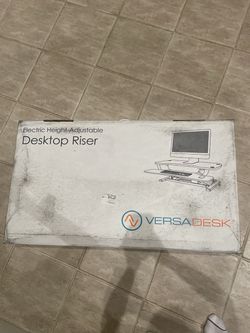 Brand New VersaDesk Electric Height-Adjustable Standing Desk Riser – $200 OBO