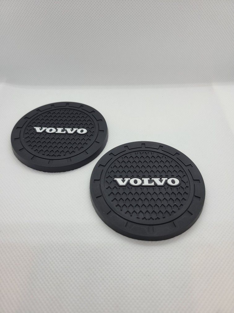 pair of cup holder inserts For Volvo