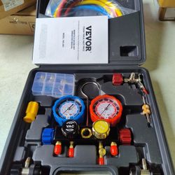 Vevor Wz-j401 AC Mqnifold Gauge Set With Storage Case